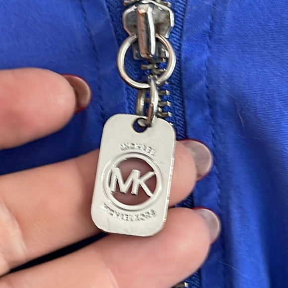 MK Michael Kors Blue 3/4 zip Ladies top shirt - Picture 3 of 6